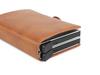 Men's Carbon Fiber RFID Anti-Theft Double Layer Metal Card Holder Wallet