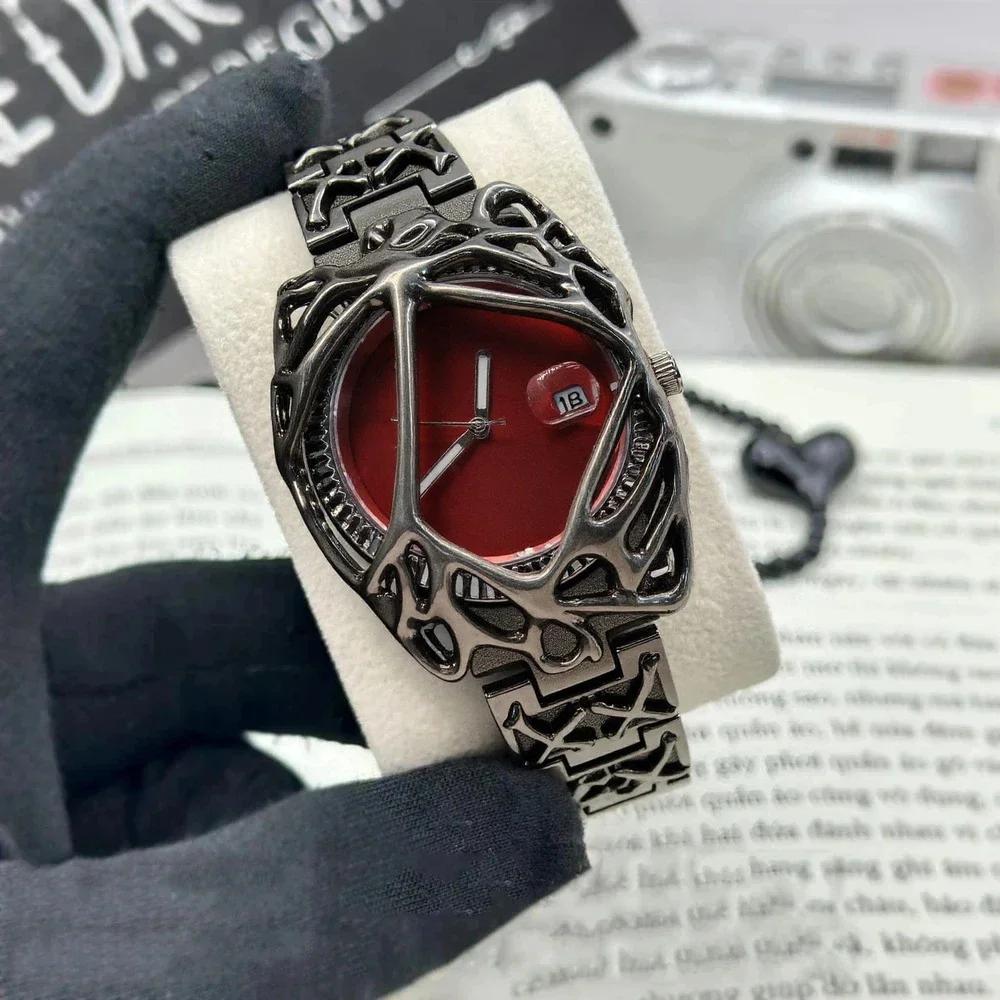 Antique Alabaster Quartz Watch Men AAA Creative Devil Claw Personalize Y2k High Quality Original Unisex Medieval Unique Clock
