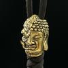 Brass Half Devil Half Buddha Face Knife Bead Diy Umbrella Rope Edc Paracord Bracelet Accessories Woven Lanyard Pendant Religious