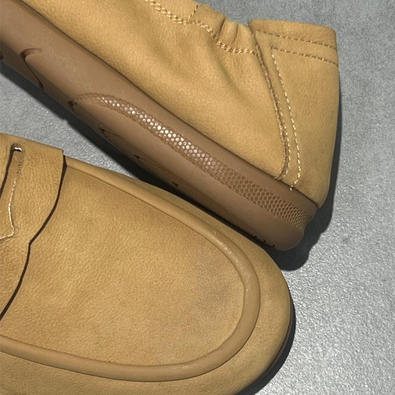 2025 Spring Summer New Classic British Street Wear Style Loafers For Men's Genuine Leather Hight Quality Slip-On Casual Shoes