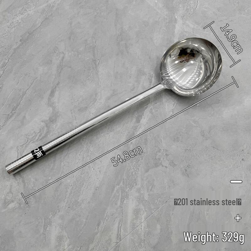 Набор суповых ложек WuTuo из нержавеющей стали с длинной ручкой