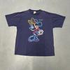 Vintage Disney Minnie Mouse Neon Big Print Graphic Tee Tshirt