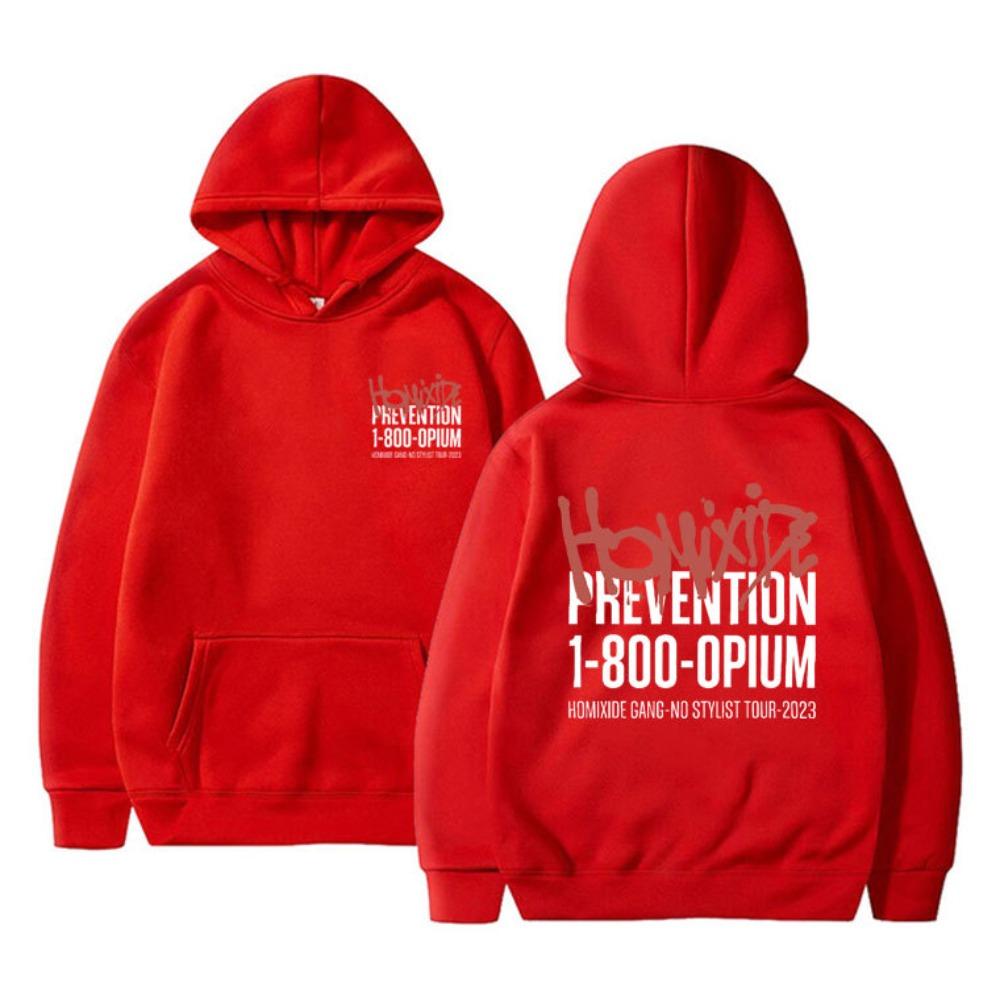 Homixide Gang No Stylist Tour Hoodie Autumn and Winter Sweatshirt Men Womnen Fashion Pullover Men's Fleece Hoodies