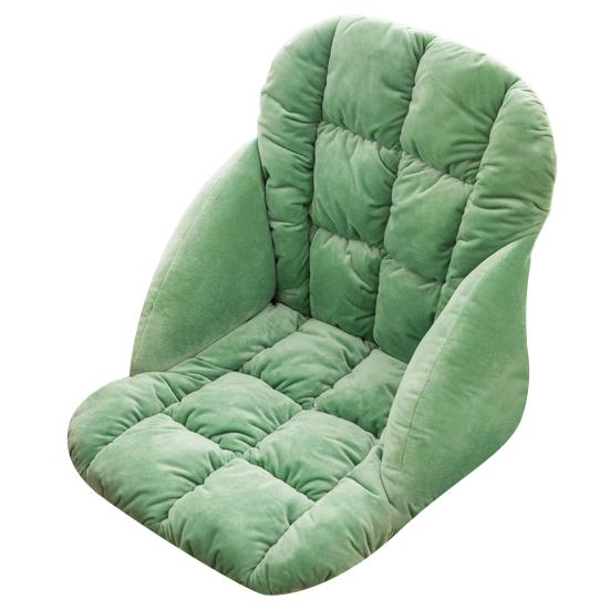 Winter Chair Cushion with Back Support And Elastic Band Thickened Keep Warm Detachable Washable Office Chair Seat Cushion Rocking Chair Cushion