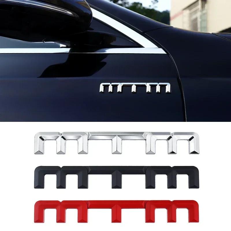 1Pc 3D Metal MTM Logo Car Body Side Badge Rear Trunk Emblem Sticker for Golf Passat Jetta Touareg Tiguan Polo CC Bora