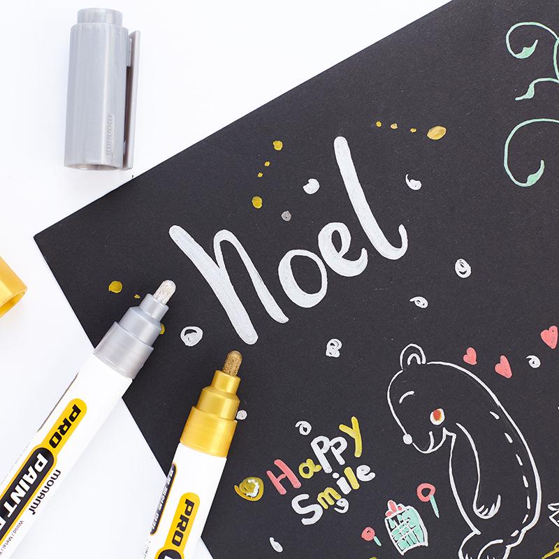 Monami 05023 Industrial Quick-Dry Waterproof Oil-Based Marker Pen