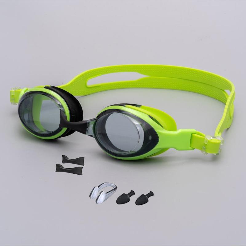 Children's swimming goggles, high-definition, anti-fog, waterproof Prescription swimming goggles for women with nearsightedness, diving equipment and