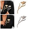Suit Charm Deco Flower Bud Brooch Zinc Zinc Alloy Clothing Pin Accessories Romantic Tulip Brooch  Woman
