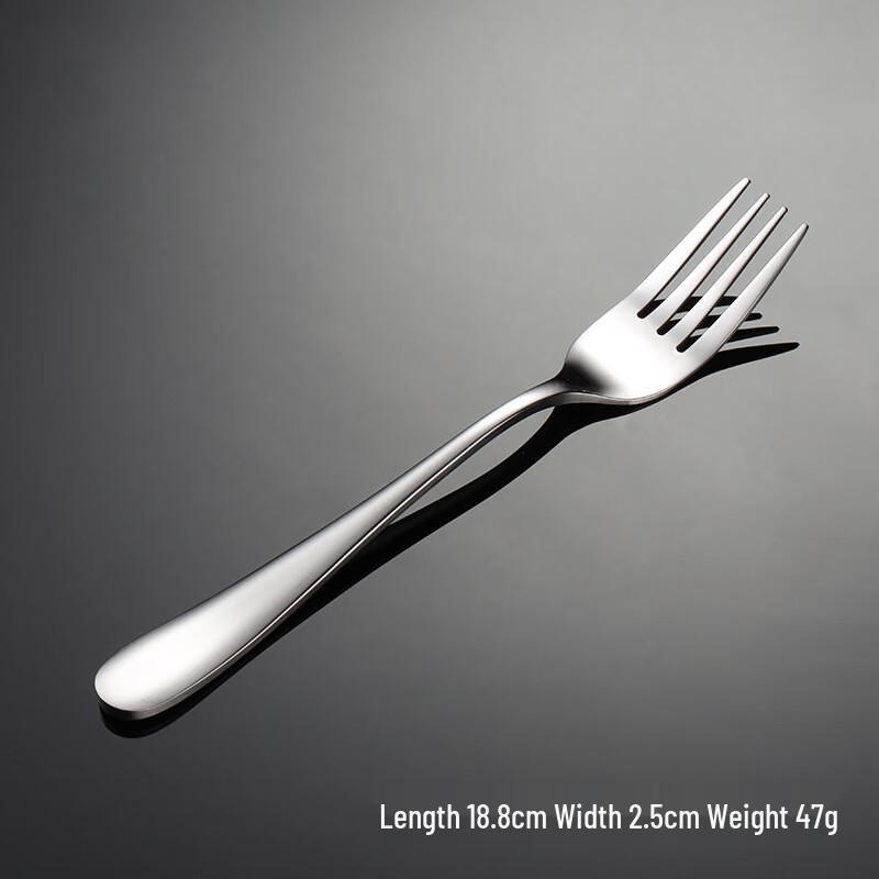Qian Xing 410 Stainless Steel Western Cutlery Fork - 10-Piece Set