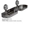 Kitchen Sink Faucet Organizer Suction Cup Sponge Holder Large Capacity Easy to Install Multi-Purpose Organizer Drain Rack