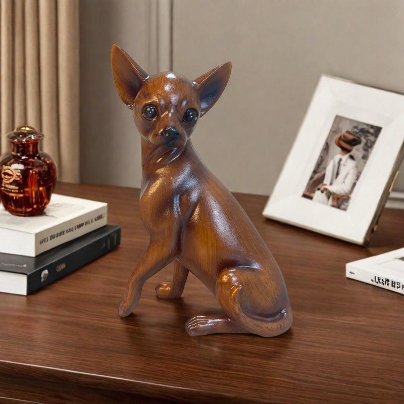 Ornamente simple americane cu animale, figurină de birou pentru birou, rășină artizanală, decorațiuni interioare pentru verandă, decorațiuni interioare pentru birou