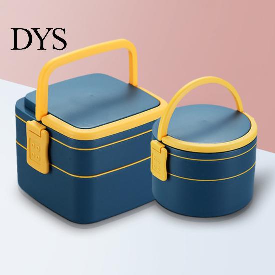 Lunch Box Leak-proof Sealed Double Layer Large Bento Capacity Outdoor Boxes for School