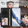 For Xiaomi Redmi K90 Pro Max 5G Wallet Case with Wrist Strap Love Cat Pattern Imprint Leather Phone Cover