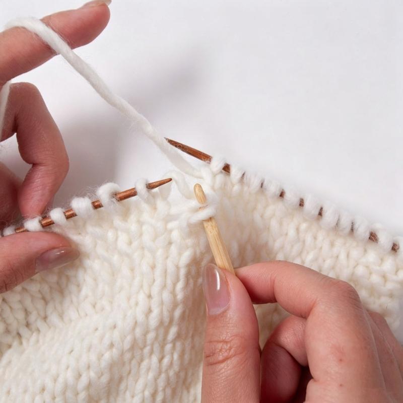 Häkelnadeln mit Holzgriff für Pullover Schals Garn Handarbeit Reparatur und Stricken Häkeln 2 Größen Vogelspitze Stricknadeln