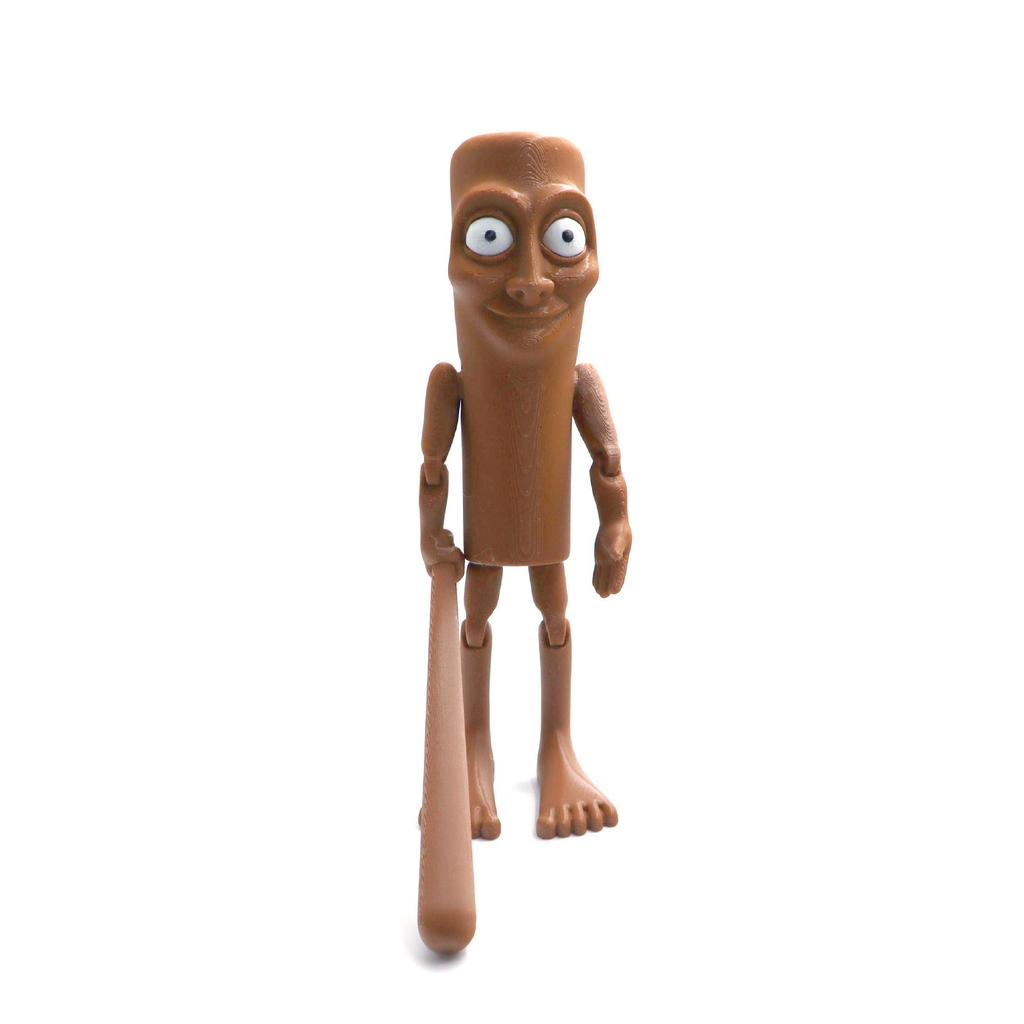 3D Printed Shan Hai Jing Wooden Stick Figure Decompression Toy