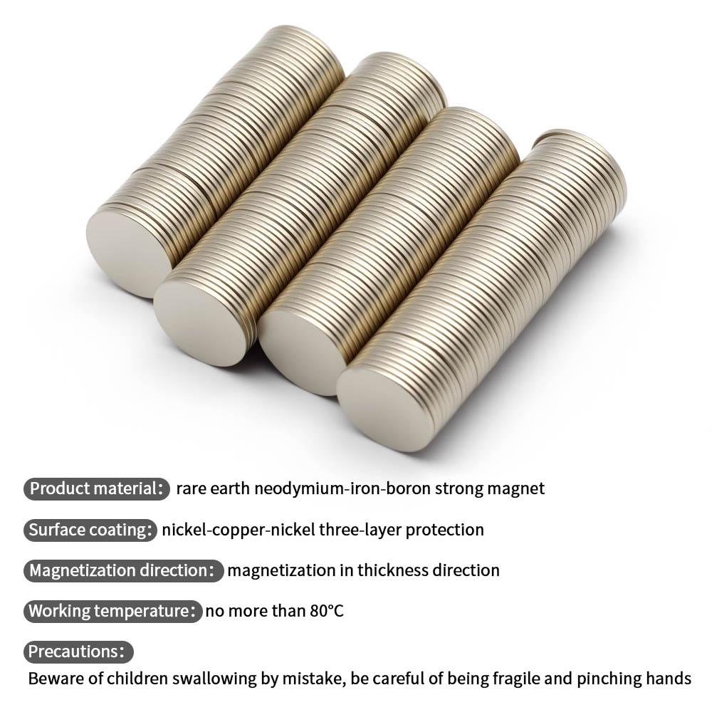 12x1mm Super Strong Neodymium Magnet N35 NdfeB Permanent Magnetic imanes Round Powerful Magnets Refrigerator Magnet