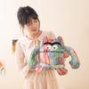 Emothional Monster Plush Toys Big Mouth Demon Stuffed Anime Plushie Colorful Dolls for Birthday Halloween Party Gifts
