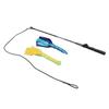 Dog Flirt Stick Retractable Interactive Tug Toy Puppy Teaser Pole with Rope for Outdoor Exercise Training