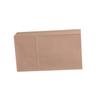 50Pcs Kraft Paper Bags Flat Grease Proof Snacks Cookie Sandwich Food