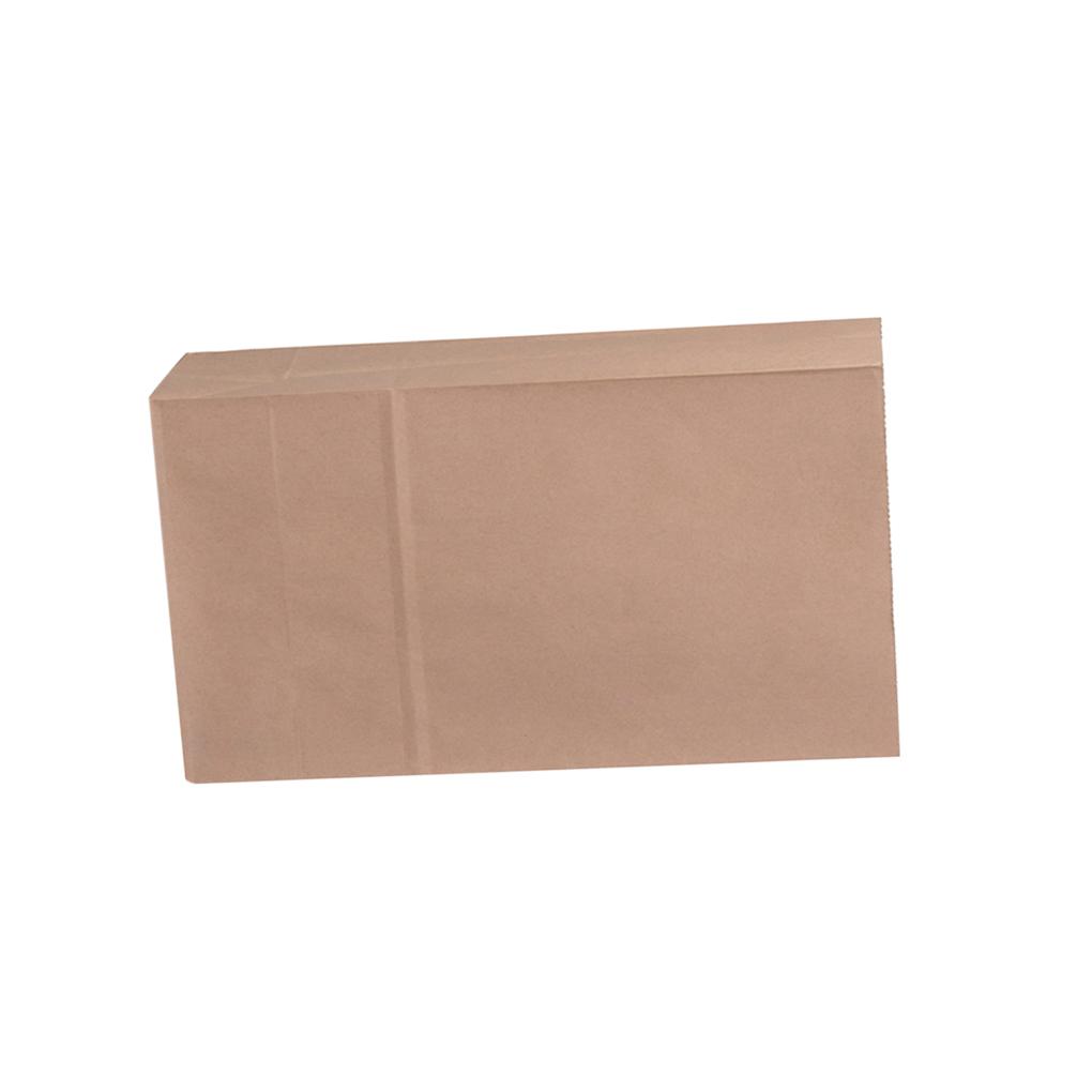 50Pcs Kraft Paper Bags Flat Grease Proof Snacks Cookie Sandwich Food