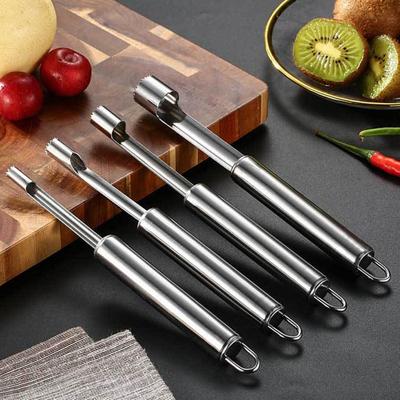 Fruit Core Remover Practical Portable Stainless Steel Corer Pitter Remover Set Slicer for Home