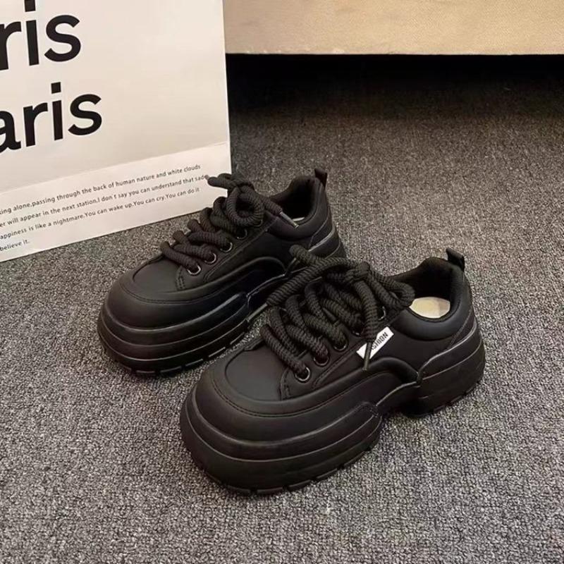 Fashion Platform Sneakers Womens Fashion Versatile White Shoes 2025 Spring New Platform Heightening Casual Shoes Zapatos para mujeres