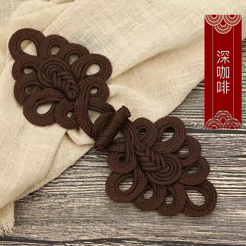 1 Pair Handmade Chinese Frog Closure Buttons Knot Cheongsam Traditional Handcraft Accessories