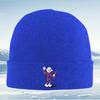 Cartoon Man Holding Lightning Bolt Men Women Unisex Knitted Hat Beanie Pullover Cap Winter Thermal Warm Christmas Outdoor Cyclin