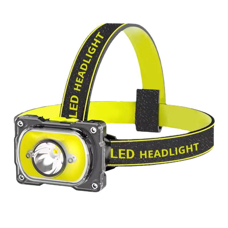 Hodelampe Oppladbar hodelykt Light Front Led Head Lommelykt Super Bright vanntett hodelykt