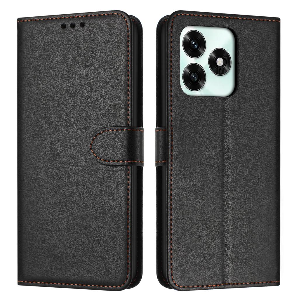 Phone Case For Honor X5c Plus 4G / X5c 4G Stand Wallet Leather Phone Cover with Strap