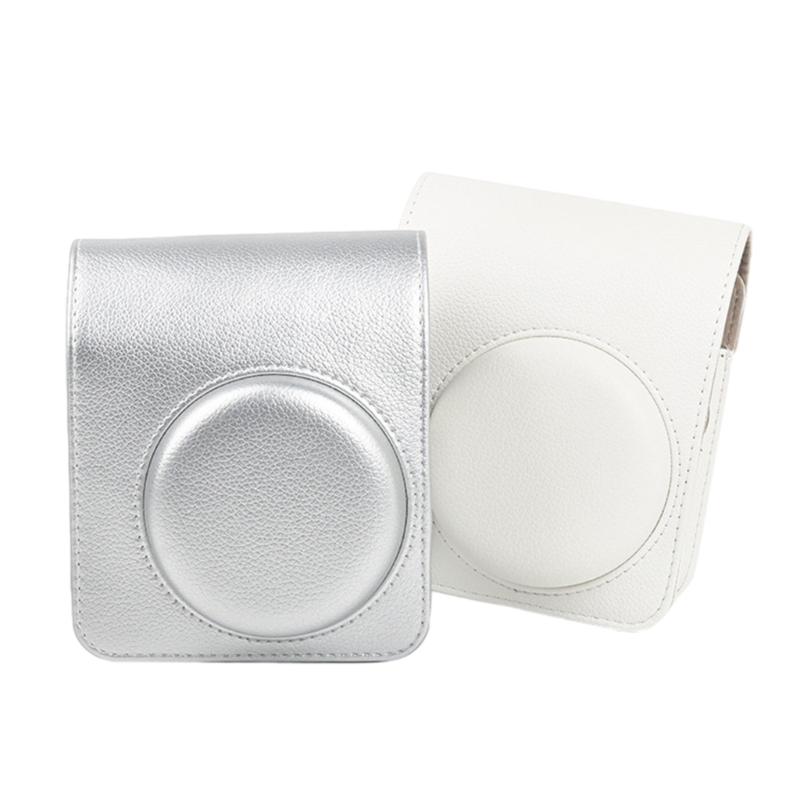 PU Leather Camera Bag Carrying Storage Bag with Adjustable Strap Camera Shoulder Bag Anti-Scratch for Mini 40