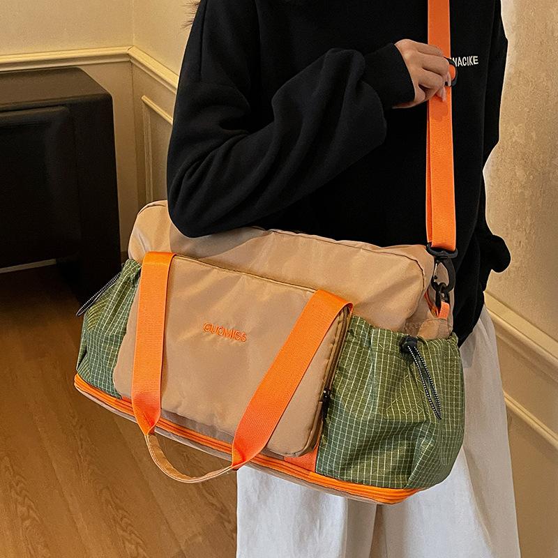 Travel bag Women's handbag Sports training Fitness bag Dry and wet separation Yoga bag Business trip messenger storage bag