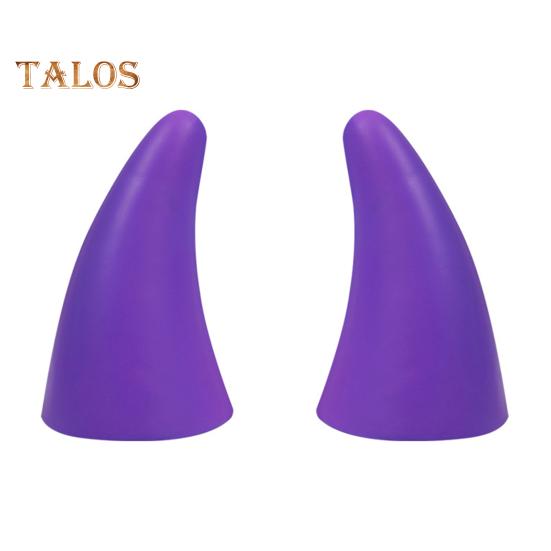 

1 пара наклеек на автомобильный гудок дьявола 3D автомобильное украшение на крышу передний задний бампер защита от столкновений водонепроницаемый солнцезащитный универсальный автомобиль фиолетовый