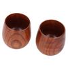 2 stück Holz Tee Tassen Japanischen Großen Bauch Becher Multifunktionale Trinkbecher für Kaffee Milch Wein Wa