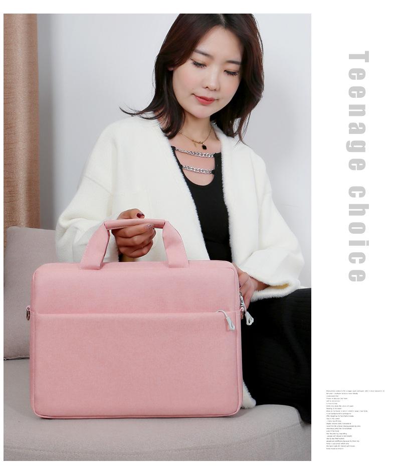 15.6" Business Laptop Bag | Unisex Handheld & Crossbody Shoulder Bag | Custom Logo Printing Available