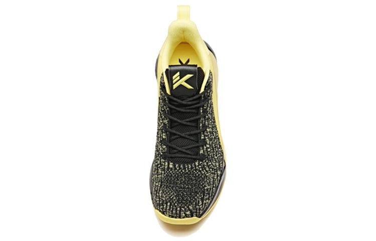 Men's Sneakers Anta KT4 Cushioning Slip Resistant Breathable Low Top Basketball Shoes Men's Yellow Black