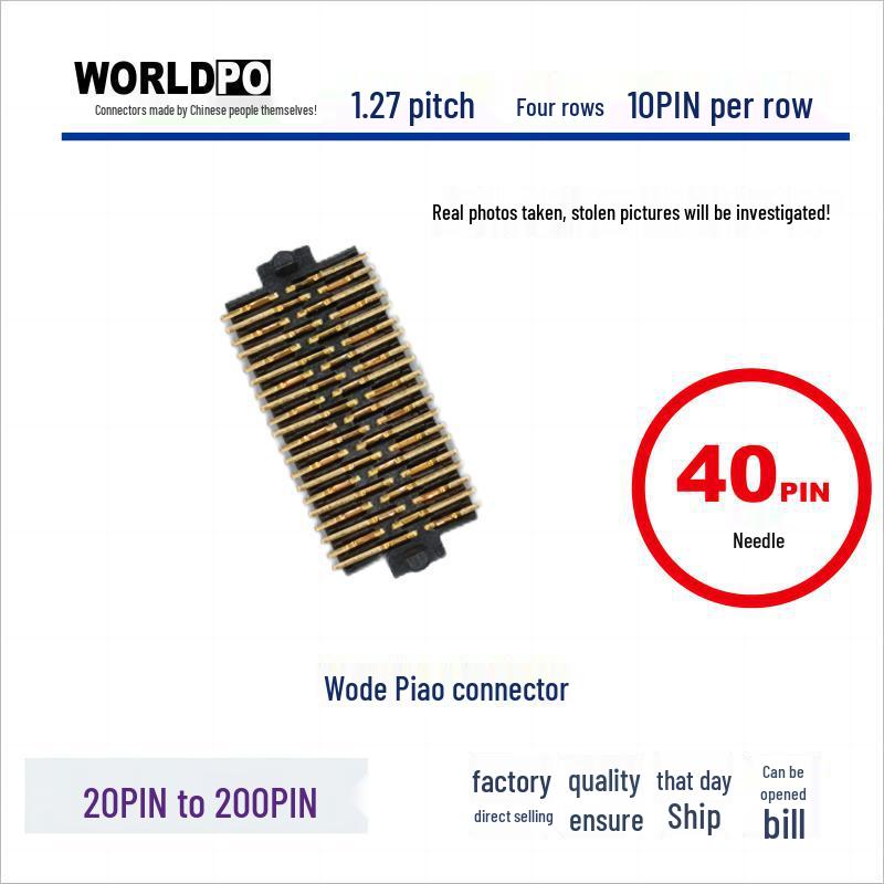 Alternative to SAMTEC Shen Tai SOLC-110: 1.27mm Pitch Female Connector, 4 Rows, 40 Pins