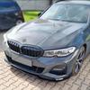 3Pcs Front Splitter For BMW G20 G21 M-Sport 320i 330i M340i xDrive 2019-2022 Gloss Black Body Kits Spoiler Diffuser Guard Tuning