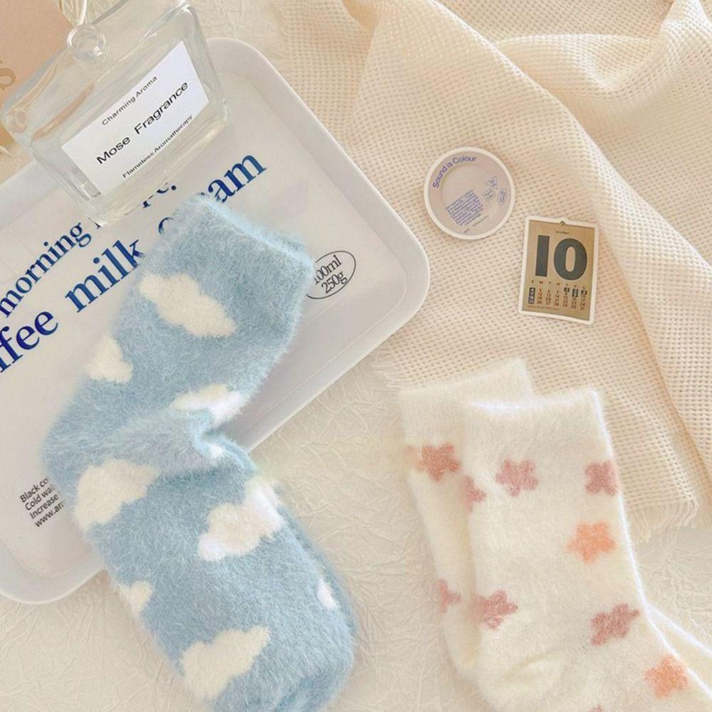 1Pair Thicken Winter Socks Breathable Women's Socks New Warm Socks  Autumn Winter