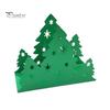 Holiday Table Decor Christmas Tree Napkin Holder, Stainless Steel Vertical Paper Towel Stand, Kitchen Counter Rack Decorative Dispenser for