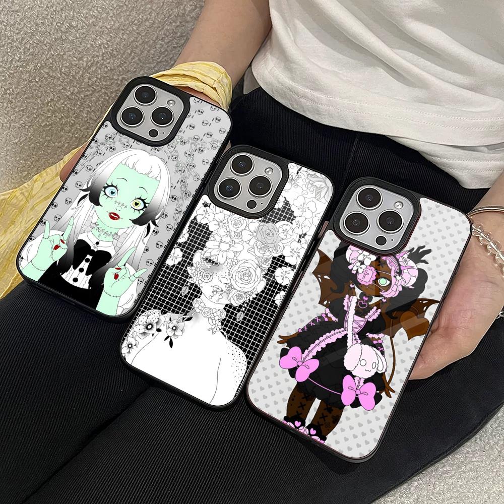 Monster Girl Maker Phone Case for Iphone 17 16 15 14 Air 13 12 11 Pro Max Mini Plus Fundas Shell PC+TPU Cover