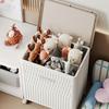 Folding Toy Storage Box, Household Multifunctional Large Capacity Clothes, Blankets, Storage and Organizing Cabinet, Dust-proof Storage Basket