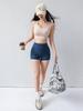 New High-Intensity Shock-Proof Professional Sports Bra with Integrated Fake Two-Piece Design 2026 Yoga Vest Quick-Drying for Women