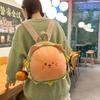 Schoolbag cute hamburger shape backpack female cartoon light travel backpack children college students class commuter schoolbag