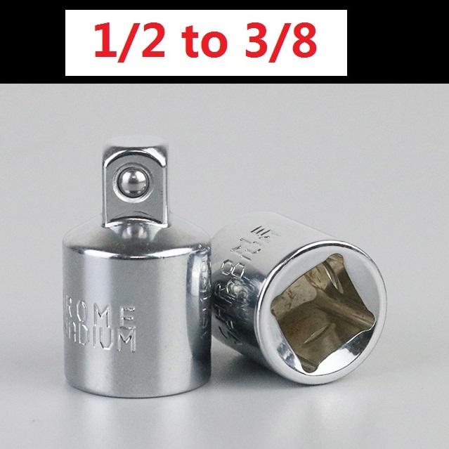 Stecknuss-Konverter-Adapter-Set Hülsenadapter 1/2 Groß 3/8 Mittel 1/4 Klein Austauschbarer Adapter Ratschenschlüssel-Aufsatz