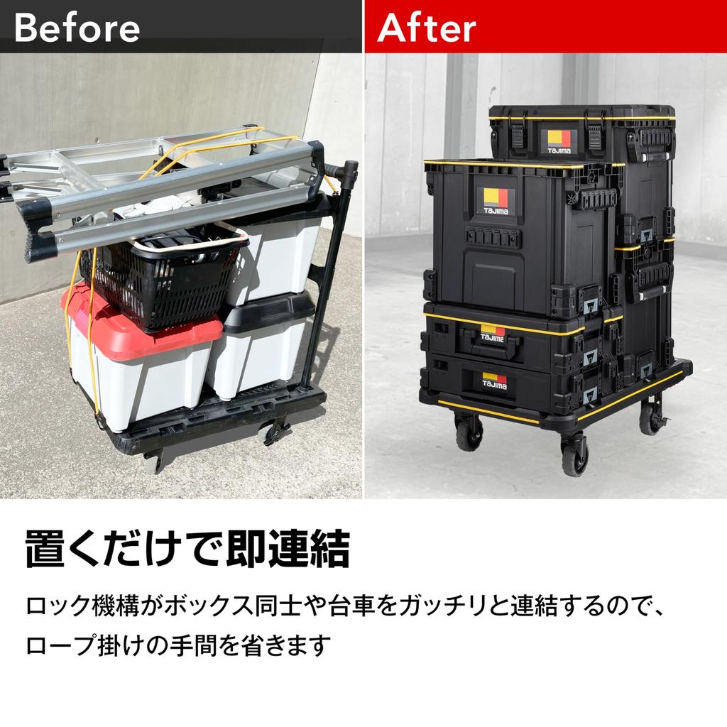 TAJIMA Sicherheitssystem Werkzeugkasten Sicherheit Großes Fassungsvermögen Spezifikation Tragfähigkeit 50 54 Sicherheitsgriff Funktionen innen und außen