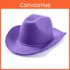 Solid Color Felt Cowboy Hat Sewing Girl Costume Crafting Role Playing Supplies