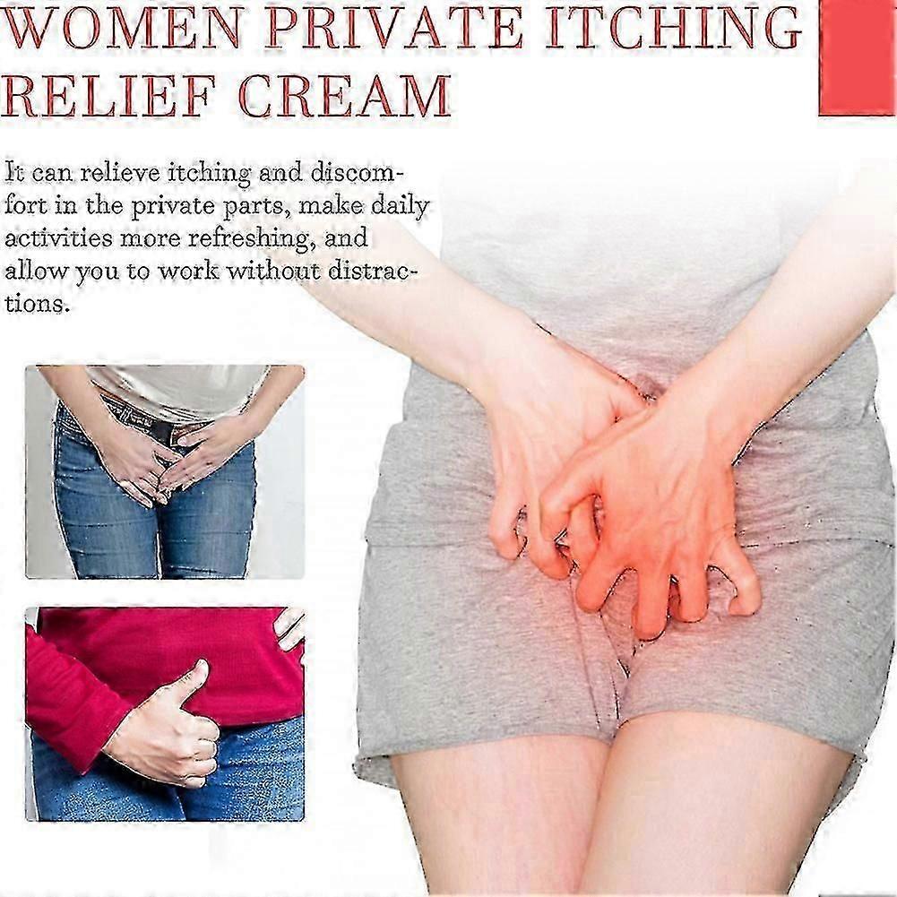 Krém proti svědění Extra síla pro intimní partie Rychlý dlouhotrvající účinek Krém proti svědění pokožky pro ženy pro intimní partie_c*