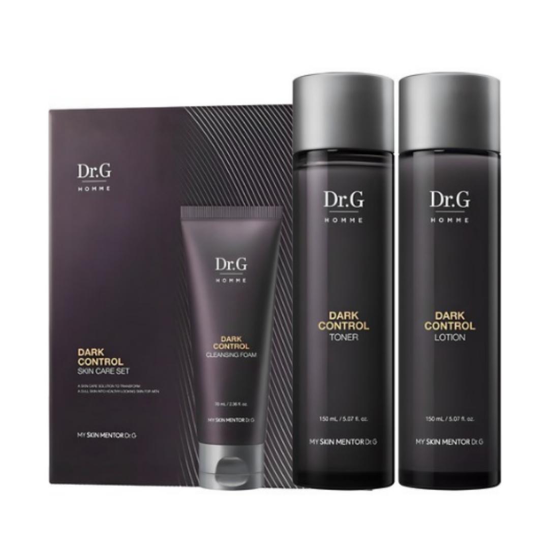 

Dr.G Homme Dark Control Set — Тонер 150 мл + Лосьон 150 мл + Очищающая пенка 70 мл