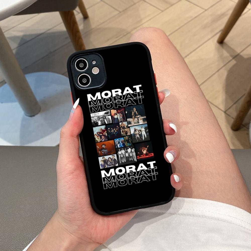 

M-Morat Music Phone Case For IPhone 14 X XR XS 7 8 Plus 11 12 13 Pro MAX 13mini Matte Shockproof Case iphone 14